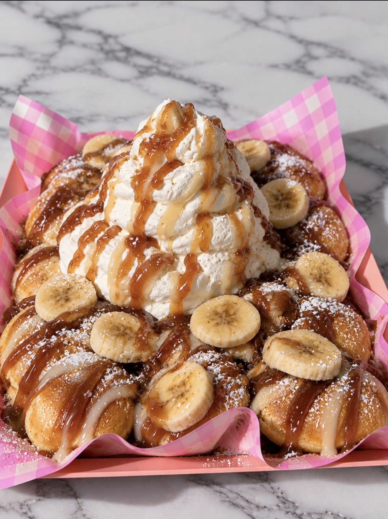 Dulce de Beso mini pancakes