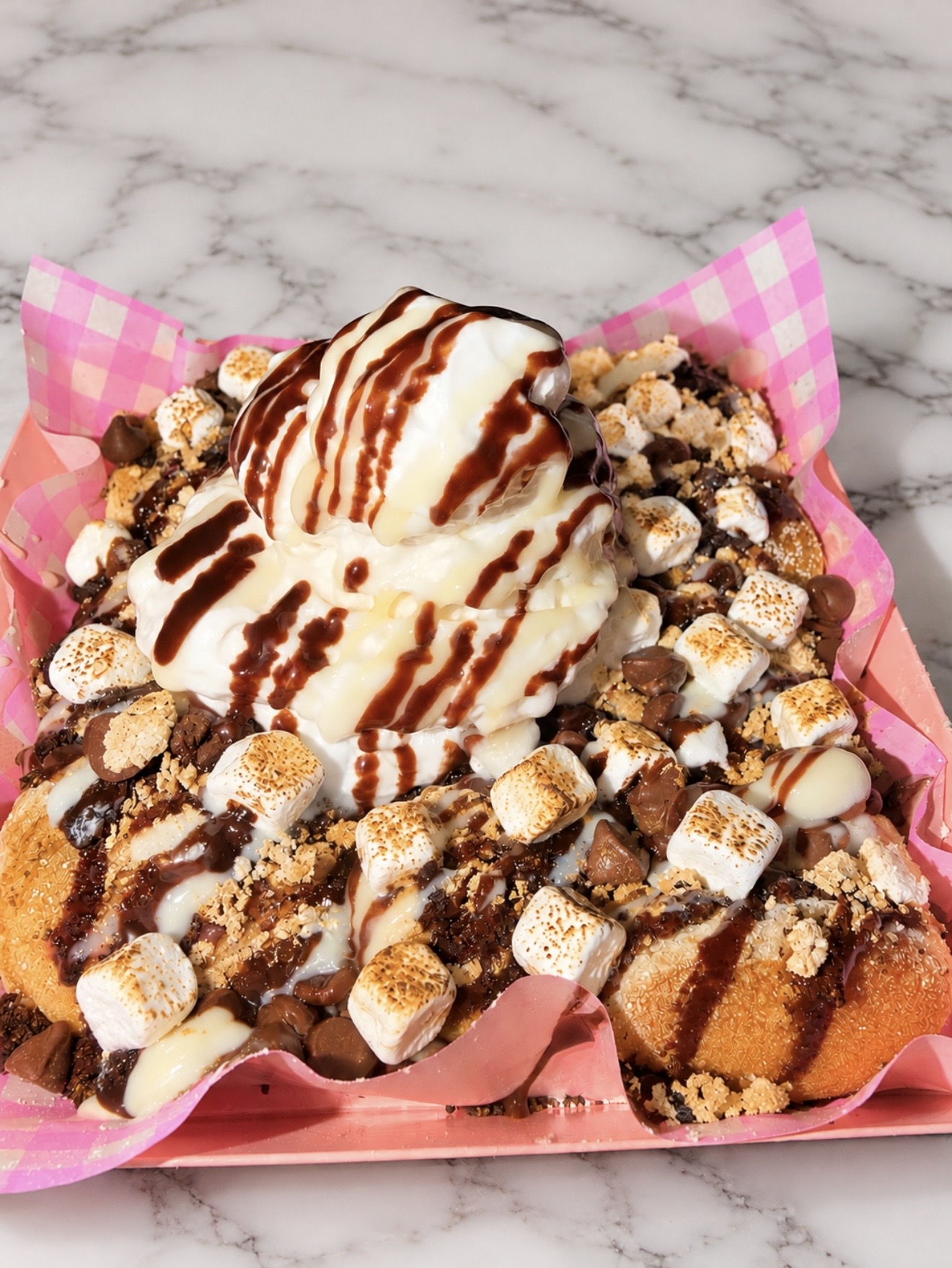 S’mores mini pancakes